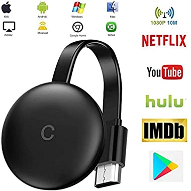 Stick De TV para El Nuevo Google Chromecast 3 para Netflix Youtube WiFi Pantalla HDMI Dongle InaláMbrica Miracast para Smartphone PC TV Monitor Proyector