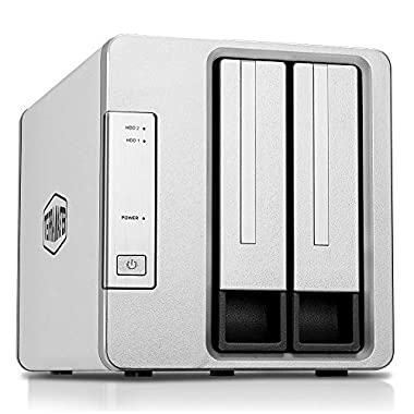 TerraMaster D2-310 USB Tipo C Disco Duro Externo Raid Caja USB3.1 (2 Bahía Raid Almacenamiento (Sin Disco))