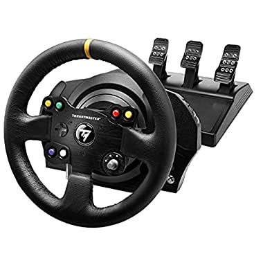 Thrustmaster TX Racing Wheel Leather Edition, Volante y Pedales, Xbox Series X
