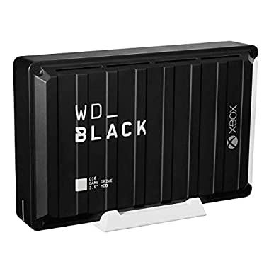 WD_BLACK D10 Game Drive para Xbox de 12 TB - 7200RPM con refrigeración activa para guardar tu enorme colección de juegos Xbox (12TB, Desktop HDD, Estándar, X-Box)
