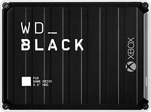 WD_BLACK P10 Game Drive para Xbox de 3 TB para llevar tu colección de juegos Xbox allí donde vayas (3TB, Portable HDD, Estándar, X-Box)