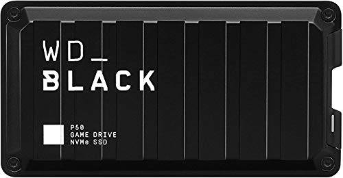 WD_BLACK P50 Game Drive de 1 TB - Velocidades SSD NVMe hasta 2000MB/s - Funciona con PC/Mac y PlayStation