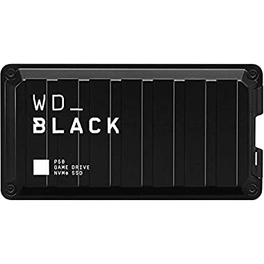 WD_BLACK P50 Game Drive de 4 TB - Velocidades SSD NVMe hasta 2000MB/s - Funciona con PC/Mac y PlayStation