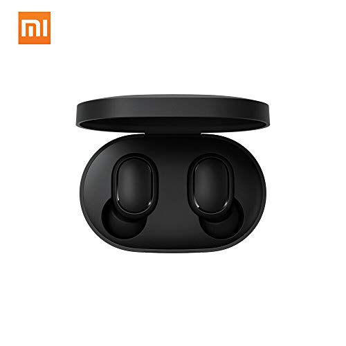 Xiaomi Redmi AirDots - Bluetooth Auriculares V5.0 con estación de Carga magnética, Negro